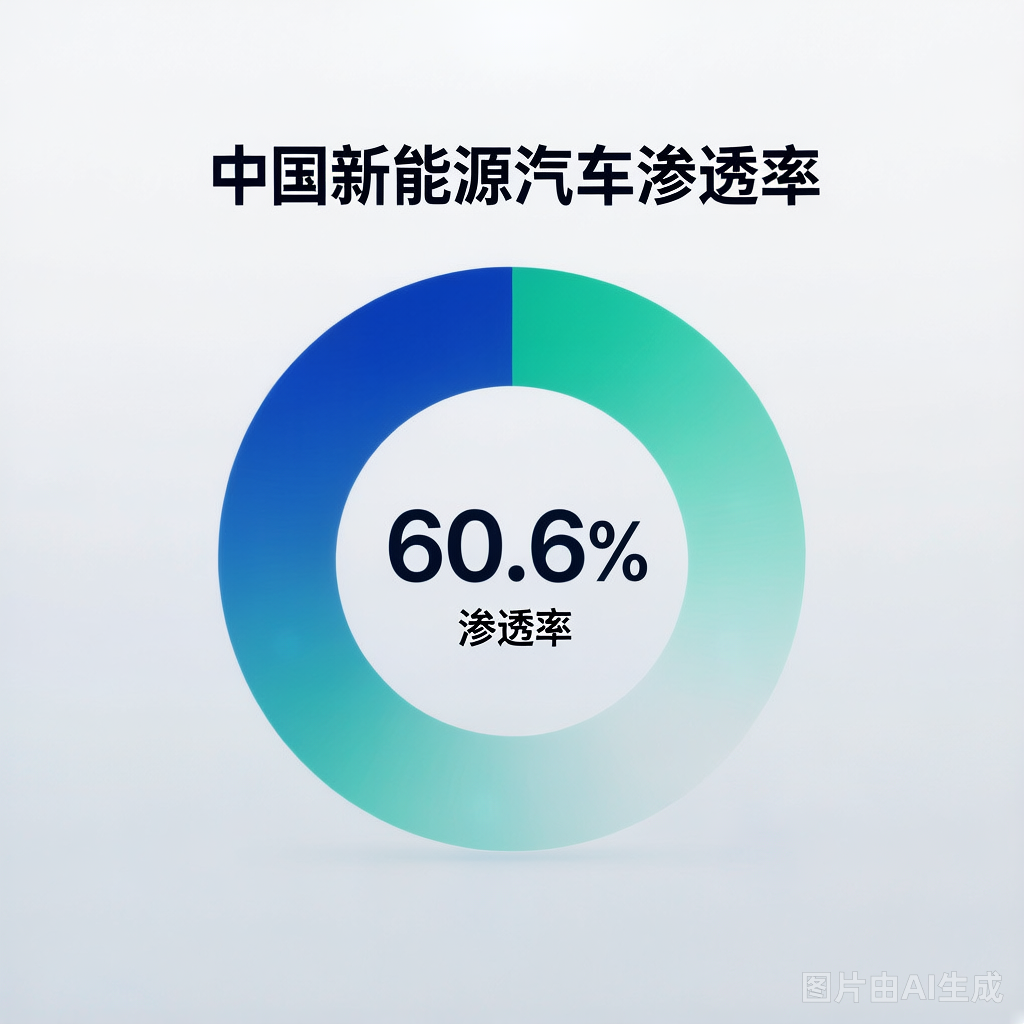 新能源渗透率60.6%图表