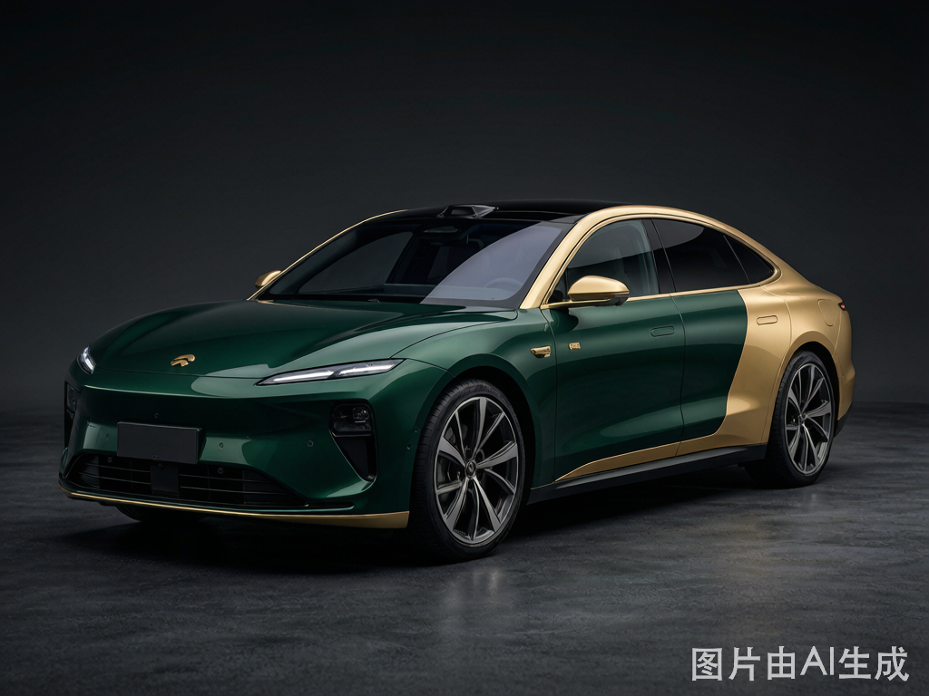 蔚来ET9翠林染金